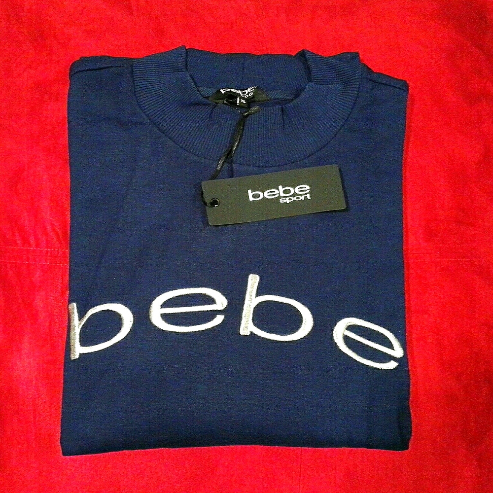 BEBE SPORT Embroidered Logo Drop Shoulder Shirt - Picture 2 of 6